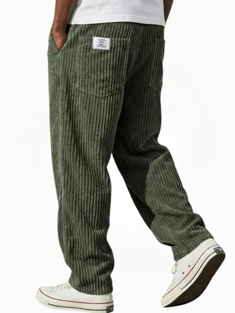 Lewis | Women's Relaxed Fit Corduroy Trousers, Sophisticated Everyday Trousers | Everlasting Boutique