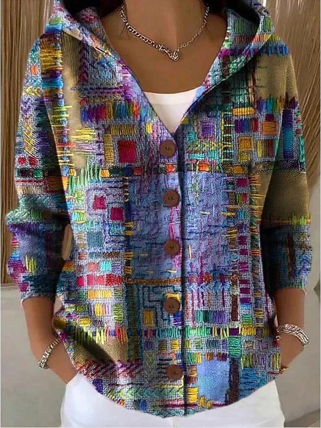 Loane | Women's Button Hooded Cardigan, Warm Everyday Jumper | Everlasting Boutique