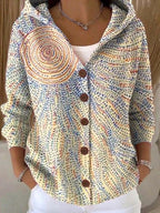 Loane | Women's Button Hooded Cardigan, Warm Everyday Jumper | Everlasting Boutique