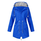 Lorraine | Women's Hooded Lightweight Raincoat, Water-Resistant Windproof Coat | Everlasting Boutique