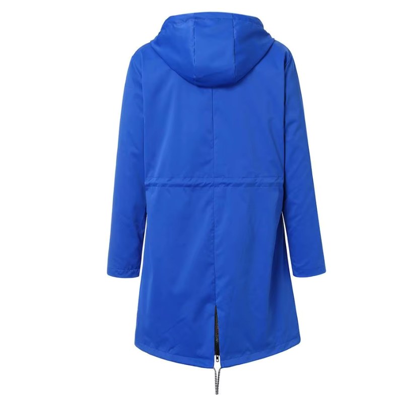 Lorraine | Women's Hooded Lightweight Raincoat, Water-Resistant Windproof Coat | Everlasting Boutique