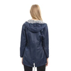 Lorraine | Women's Hooded Lightweight Raincoat, Water-Resistant Windproof Coat | Everlasting Boutique | Pink