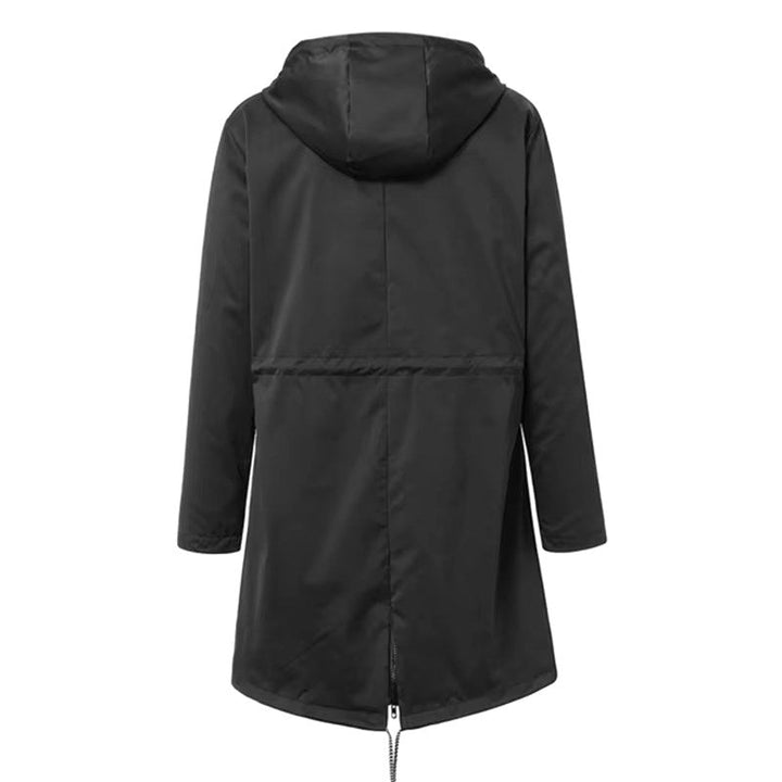 Lorraine | Women's Hooded Lightweight Raincoat, Water-Resistant Windproof Coat | Everlasting Boutique