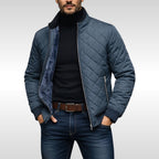 Lothar | Men's Quilted Jacket with Warming Function, Autumn Quilted Jacket | Everlasting Boutique | Navy Blue