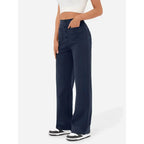 Lottie | Women's High-Waist Stretch Trousers, Comfortable Everyday Trousers | Everlasting Boutique