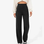 Lottie | Women's High-Waist Stretch Trousers, Comfortable Everyday Trousers | Everlasting Boutique