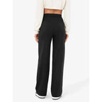 Lottie | Women's High-Waist Stretch Trousers, Comfortable Everyday Trousers | Everlasting Boutique