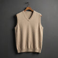 Louis | Men's Cashmere-Blend V-Neck Vest, Layering Jumper | Everlasting Boutique