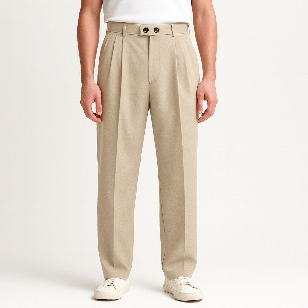 Louis | Women's Breathable Wide-Leg Trousers, Relaxed Fit Everyday Trousers | Everlasting Boutique