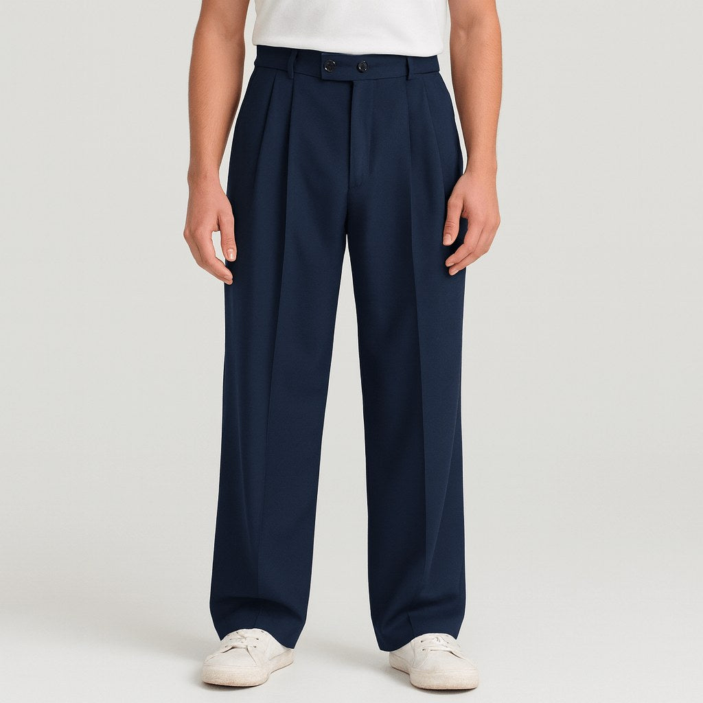Louis | Women's Breathable Wide-Leg Trousers, Relaxed Fit Everyday Trousers | Everlasting Boutique