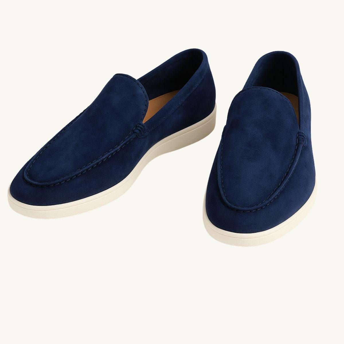 Lucas | Men's Suede-Effect Slip-On Loafers, Comfortable Daily Wear Shoes | Everlasting Boutique