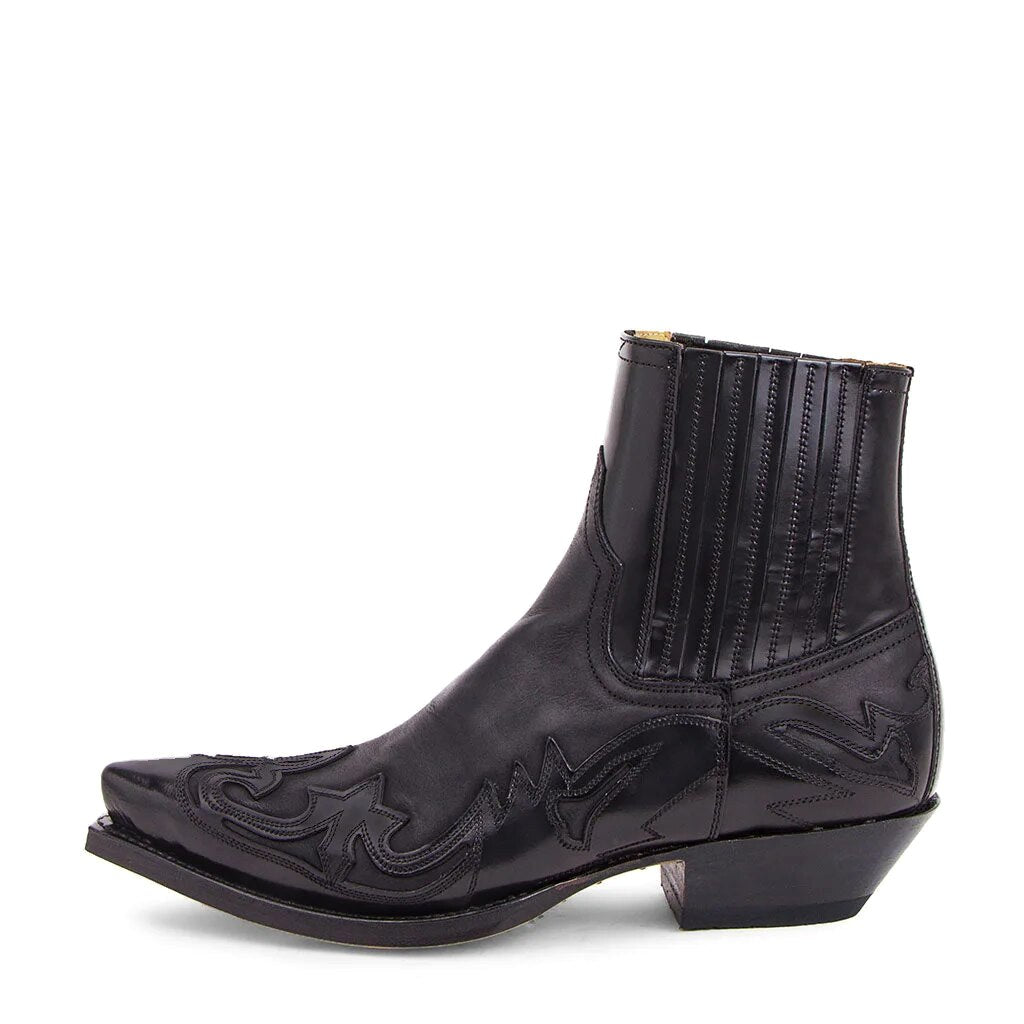 Lucas | Men's Vintage Cowboy Boots with Stitching, Western Boots | Everlasting Boutique