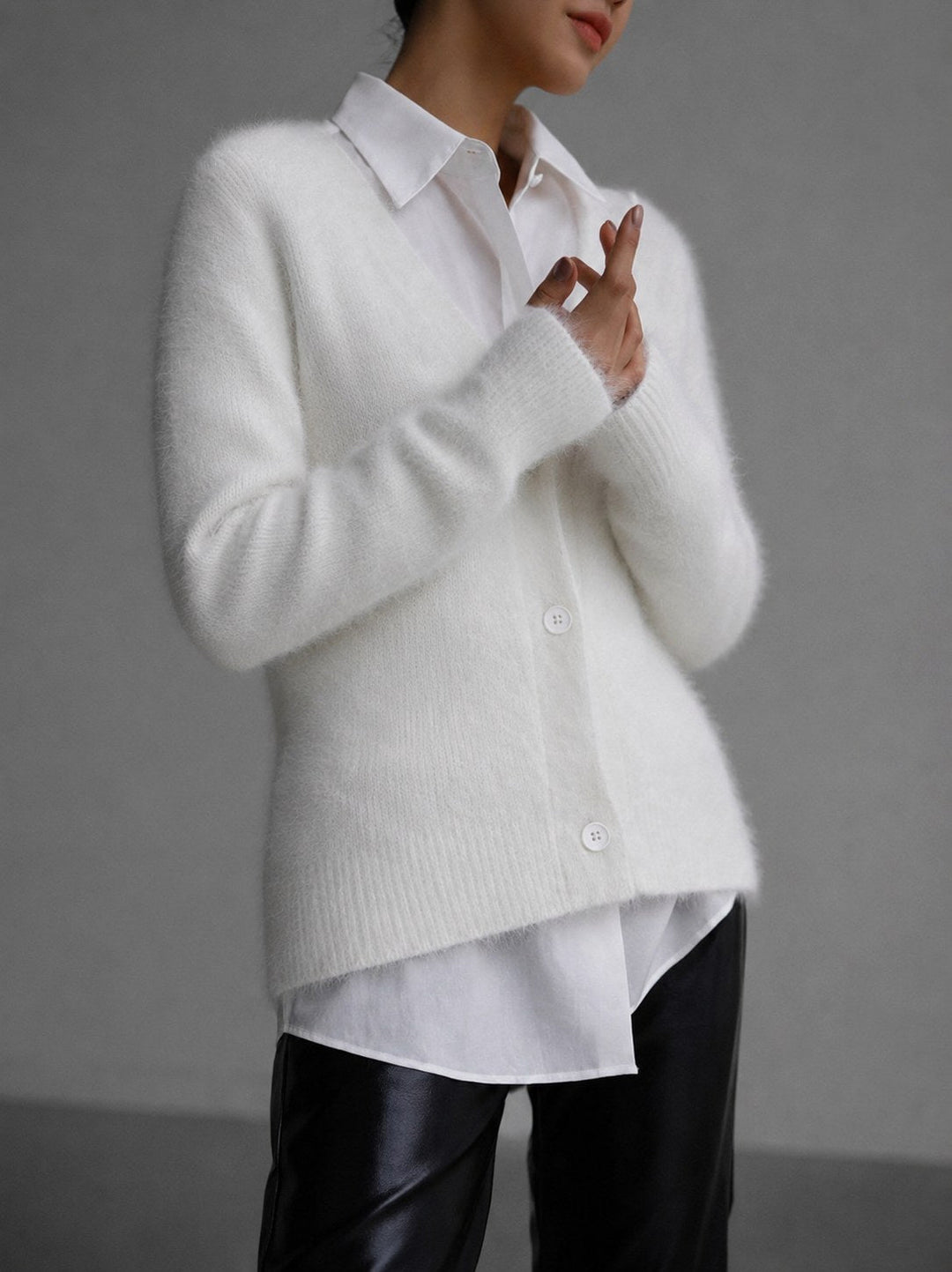 Lucile | Women's Oversized Button-Up Cardigan, Relaxed Knit Cardigan | Everlasting Boutique