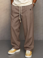 Lukas | Men's Trousers with Relaxed Fit and Freedom of Movement, Casual Everyday Trousers | Everlasting Boutique | Black
