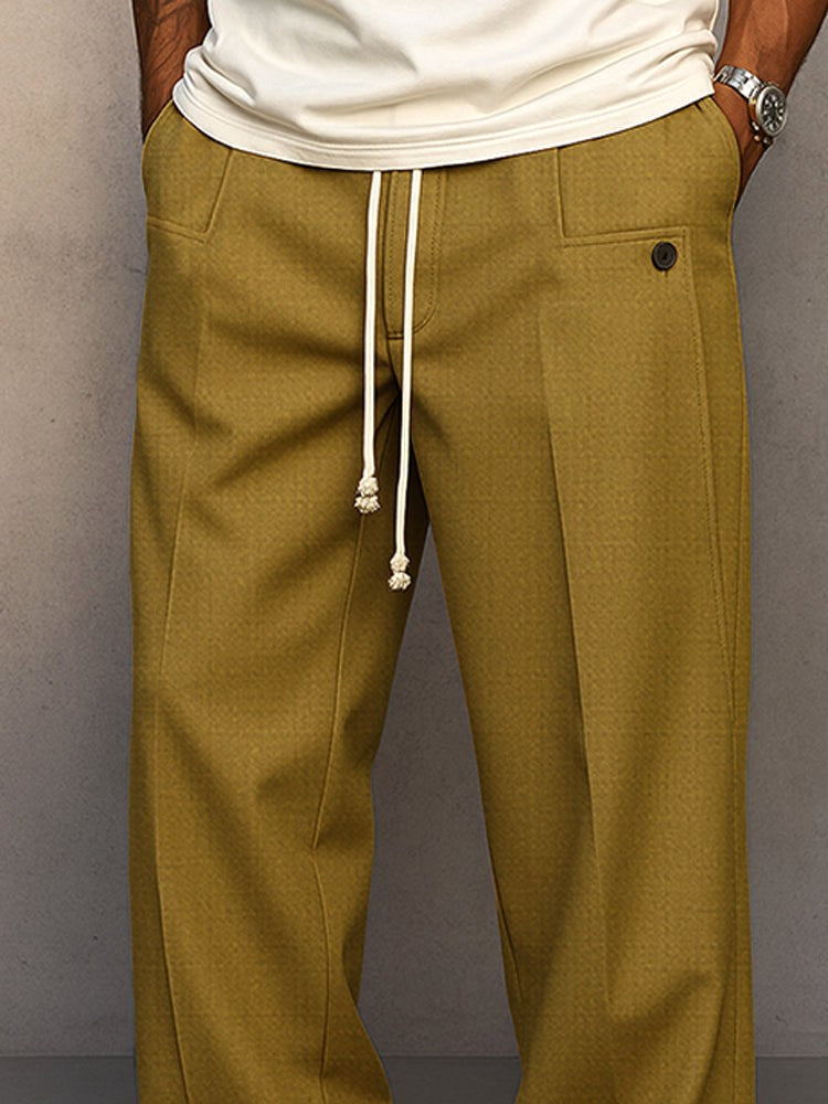 Lukas | Men's Trousers with Relaxed Fit and Freedom of Movement, Casual Everyday Trousers | Everlasting Boutique | Black