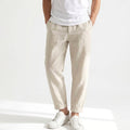 Lucas | Men's Linen Trousers, Loose Fit with Drawstring, Summer Trousers | Everlasting Boutique