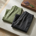 Lucas | Men's Linen Trousers, Loose Fit with Drawstring, Summer Trousers | Everlasting Boutique