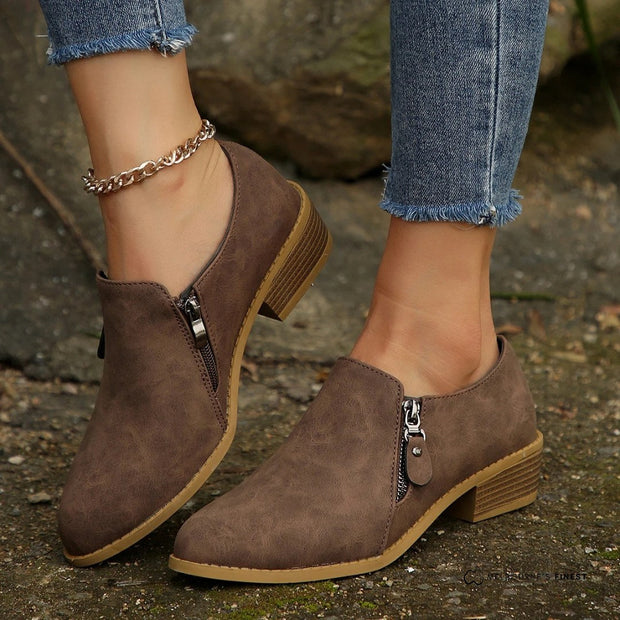 Mabel | Women's Orthopedic Boots, Autumn Walking Boots | Everlasting Boutique | Apricot