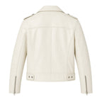 Mabel | Women's Vintage Leather Jacket, Fitted Zip Jacket | Everlasting Boutique