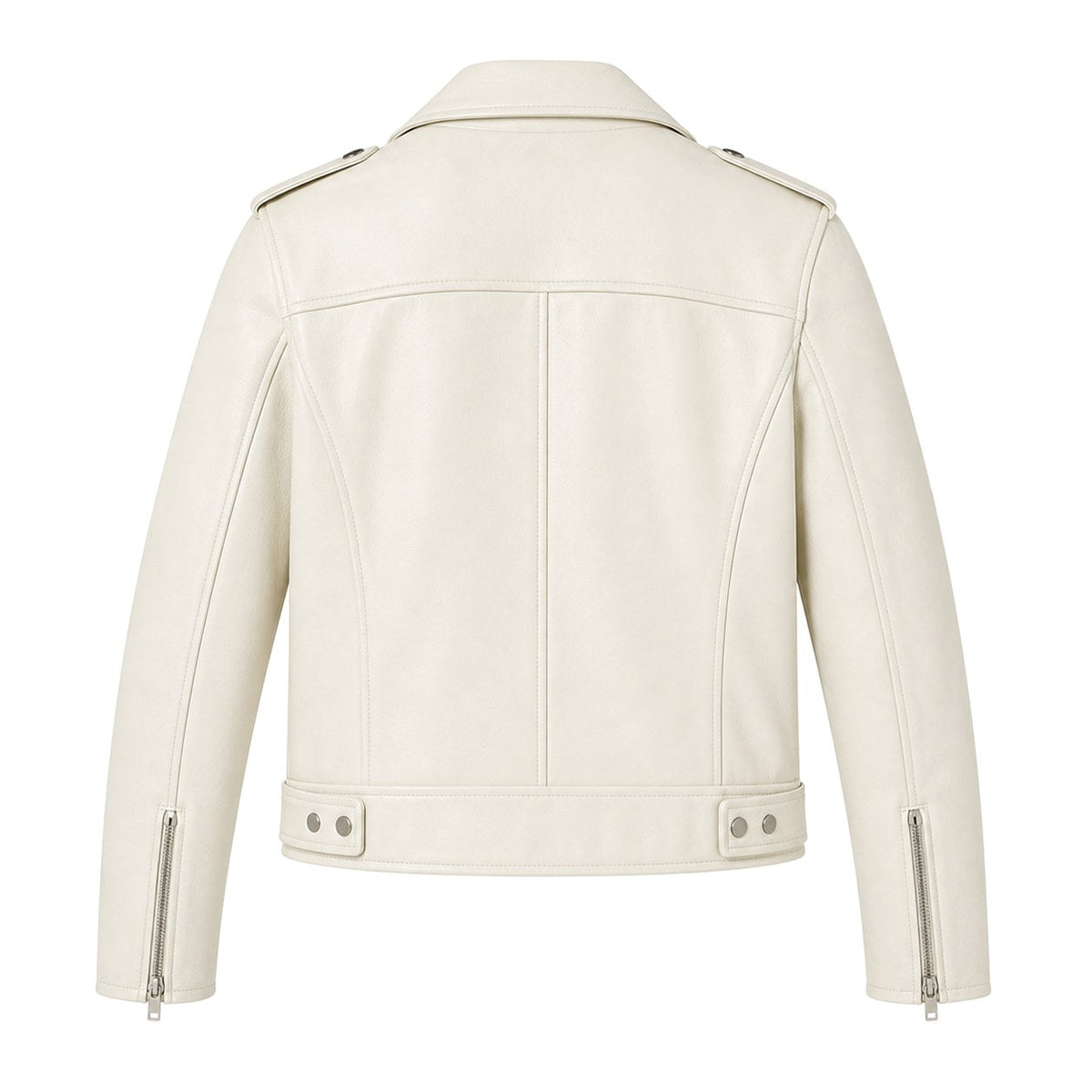 Mabel | Women's Vintage Leather Jacket, Fitted Zip Jacket | Everlasting Boutique