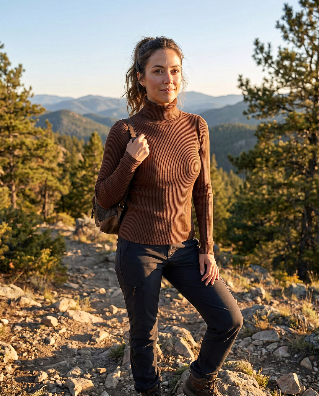 Madeleine | Women's Ribbed Turtleneck Jumper, Perfect for Everyday Wear | Everlasting Boutique