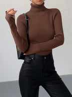 Madeleine | Women's Ribbed Turtleneck Jumper, Perfect for Everyday Wear | Everlasting Boutique
