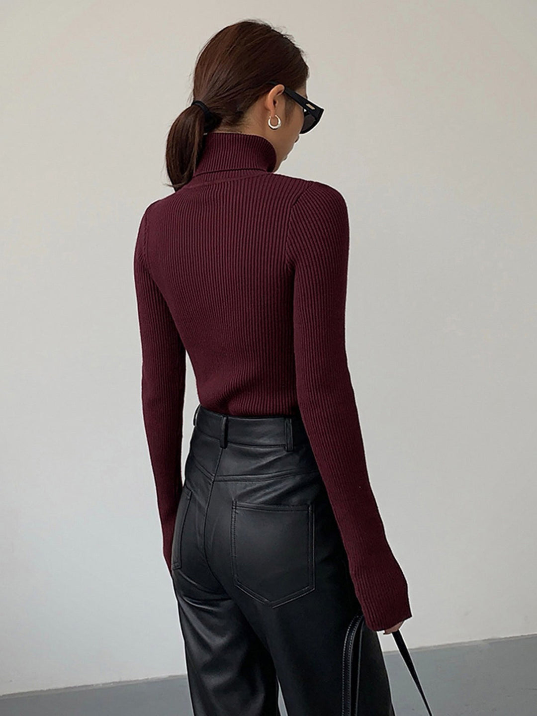 Madeleine | Women's Ribbed Turtleneck Jumper, Perfect for Everyday Wear | Everlasting Boutique