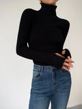 Madeleine | Women's Ribbed Turtleneck Jumper, Perfect for Everyday Wear | Everlasting Boutique