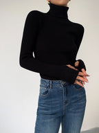 Madeleine | Women's Ribbed Turtleneck Jumper, Perfect for Everyday Wear | Everlasting Boutique