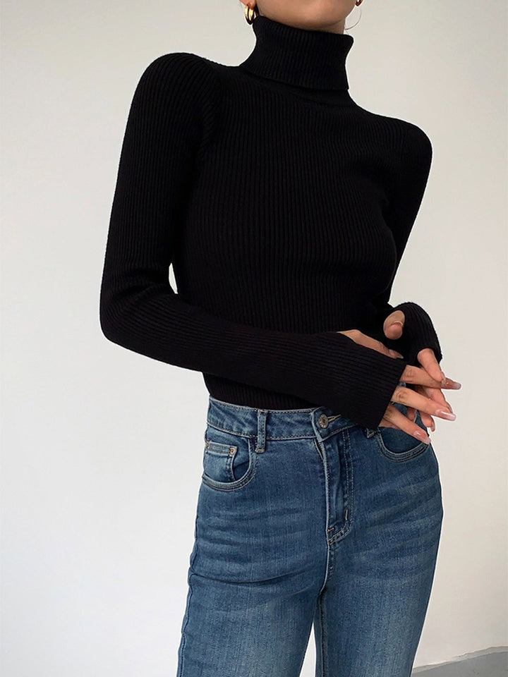 Madeleine | Women's Ribbed Turtleneck Jumper, Perfect for Everyday Wear | Everlasting Boutique