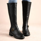 Maisie | Women's Knee-High Leather Boots, Autumn Walking Boots | Everlasting Boutique