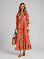 Maisie | Women's Printed Shirt Dress, Relaxed-Fit Everyday Dress | Everlasting Boutique