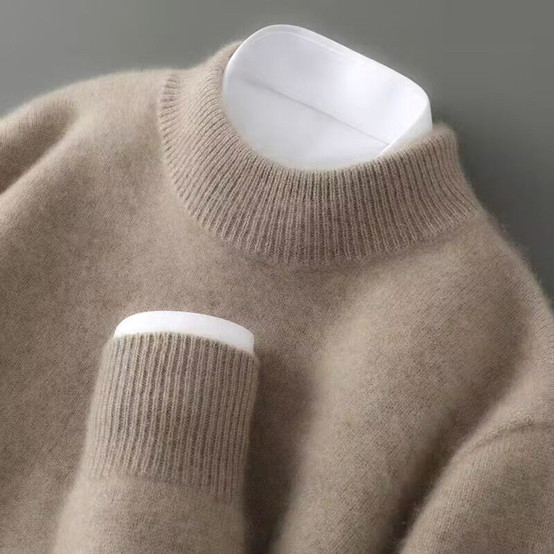 Malcolm | Men's Cashmere Pullover Jumper, Lightweight Knit Jumper | Everlasting Boutique