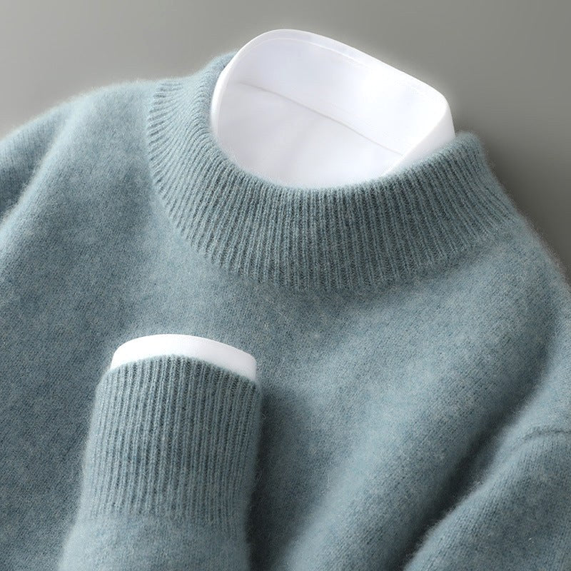 Malcolm | Men's Cashmere Pullover Jumper, Lightweight Knit Jumper | Everlasting Boutique