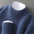 Malcolm | Men's Cashmere Pullover Jumper, Lightweight Knit Jumper | Everlasting Boutique
