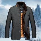Manfred | Men's Winter Jacket with Water-Resistant Material, Functional Autumn Jacket | Everlasting Boutique | Blue