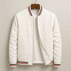 Martin | Lightweight Bomber Jacket with Contrast Details; Sporty Transitional Jacket | Everlasting Boutique