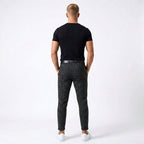 Mark | Men's Windowpane-Pattern Trousers – Elegant Business Trousers | Everlasting Boutique
