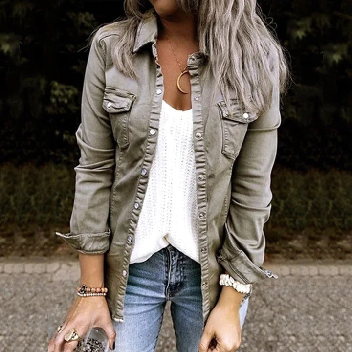 Margaret | Women's Classic Denim Jacket, Timeless Denim Jacket | Everlasting Boutique