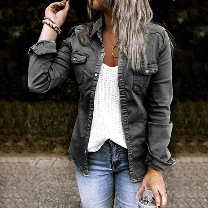Margaret | Women's Classic Denim Jacket, Timeless Denim Jacket | Everlasting Boutique