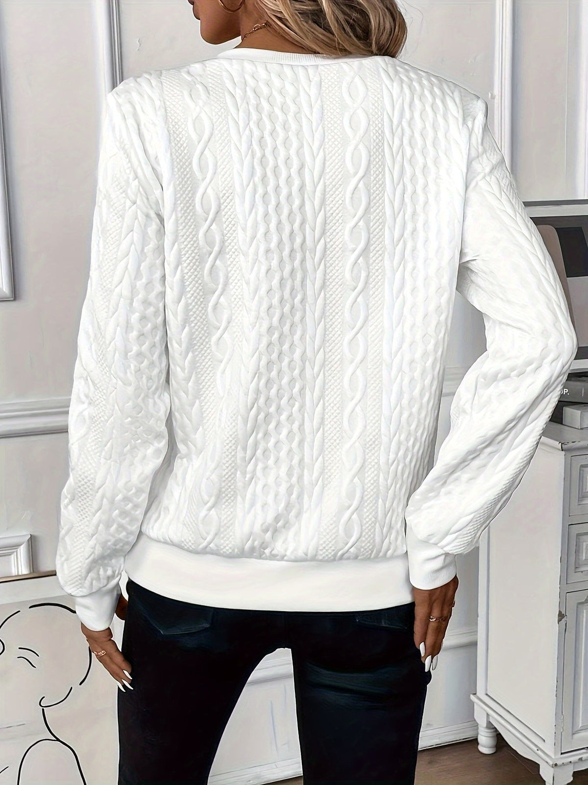 Margot | Women's Quarter-Zip Knit Jumper, Perfect for Everyday Wear | Everlasting Boutique | Black