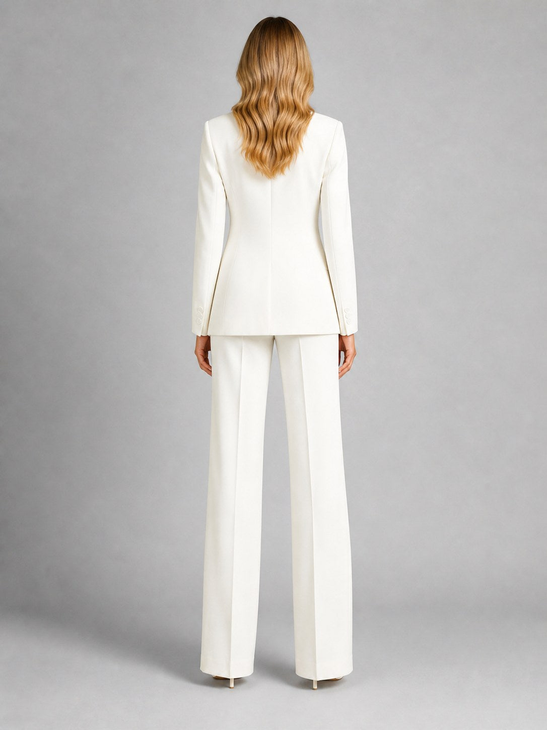 Martha | Women's Tailored Blazer and Wide-Leg Trousers Set, Smart Occasion Suit | Everlasting Boutique | Black
