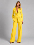 Martha | Women's Tailored Blazer and Wide-Leg Trousers Set, Smart Occasion Suit | Everlasting Boutique