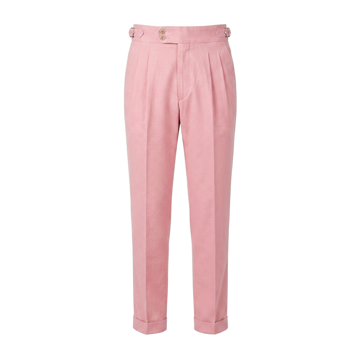 Mason | Men's Double-Pleat High-Waist Trousers, Tailored Tapered Trousers | Animated Apparel