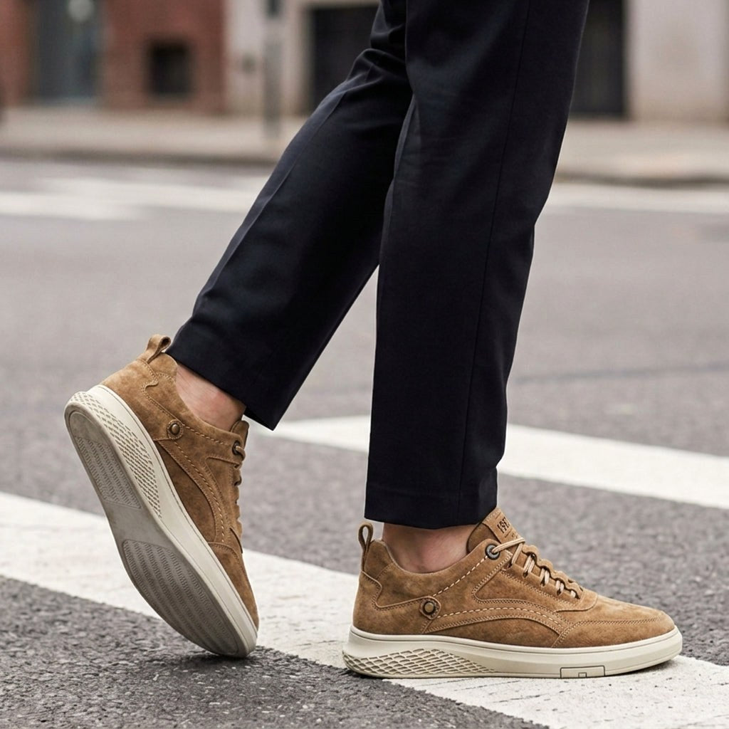 Mason | Women's Suede-Effect Retro Trainers, Everyday Trainers | Everlasting Boutique