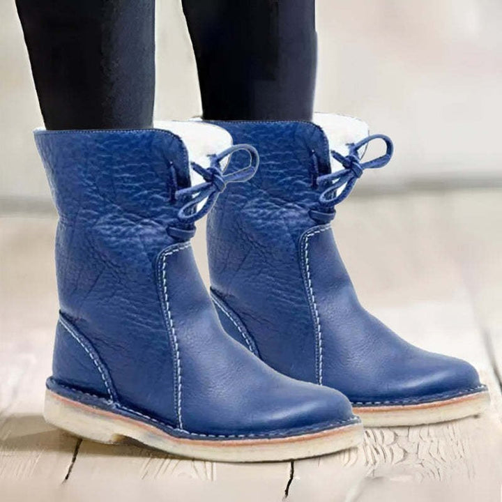 Melanie | Women's Waterproof Fur-Lined Winter Boots, Slip-On Winter Boots | Everlasting Boutique