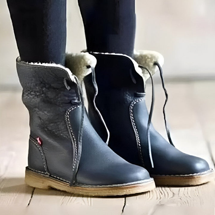 Melanie | Women's Waterproof Fur-Lined Winter Boots, Slip-On Winter Boots | Everlasting Boutique