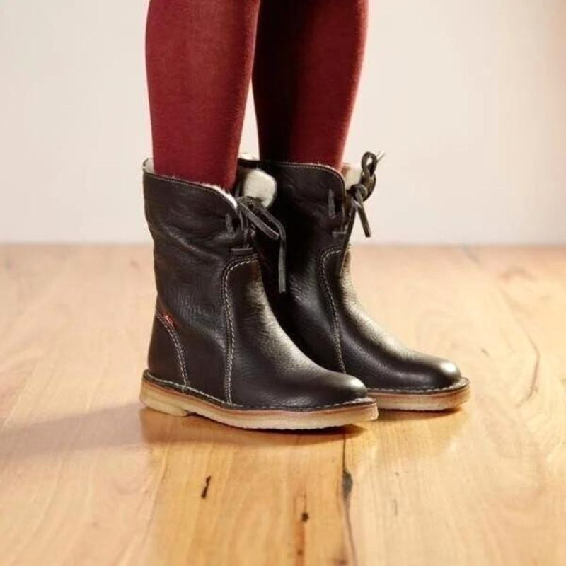 Melanie | Women's Waterproof Fur-Lined Winter Boots, Slip-On Winter Boots | Everlasting Boutique