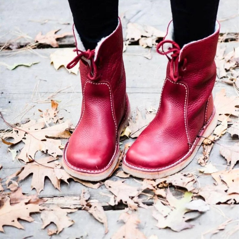 Melanie | Women's Waterproof Fur-Lined Winter Boots, Slip-On Winter Boots | Everlasting Boutique