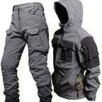 Michael | Men's Waterproof Thermal Suit with Multiple Pockets, Functional Autumn Tracksuit | Everlasting Boutique | Grey 2-Pack